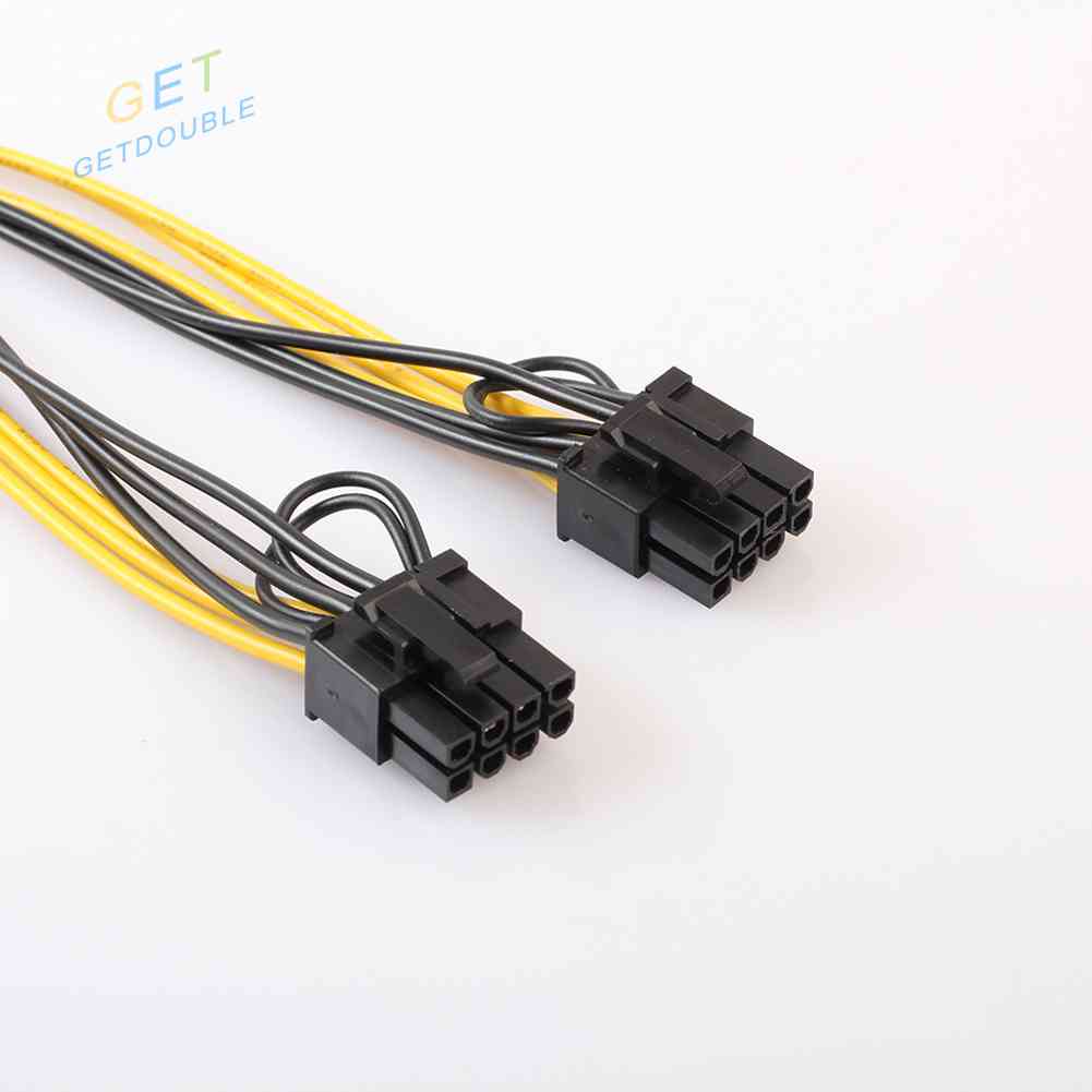สายเคเบิลพาวเวอร์ซัพพลายการ์ดจอ PCI-E 8Pin(6Pin+2Pin) 8Pin เป็นการ์ดจอ #6