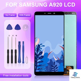 หน้าจอสัมผัส LCD A9 2018 ขนาด 6.3 นิ้ว พร้อมเครื่องมือ สําหรับ Samsung Galaxy A920