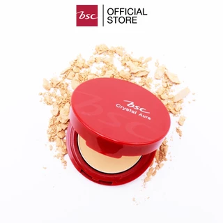 BSC CRYSTAL AURA POWDER SPF 30 PA+++ แป้งเนื้อสัมผัสเนียนละเอียดบางเบา ให้หน้าแลดูกระจ่างใสอย่างเป็นธรรมชาติ