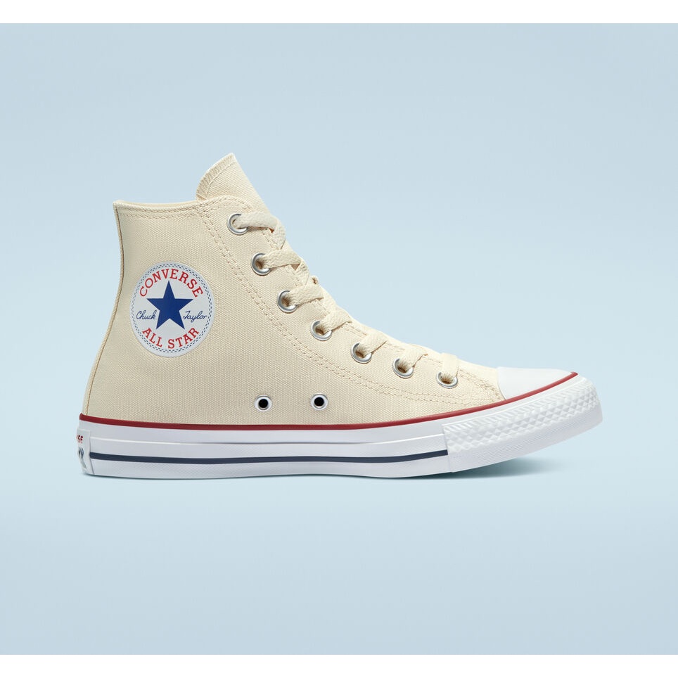 รองเท้าผ้าใบ Converse All Star สีครีม ทรงต่ำ Low และหุ้มข้อ High รองเท้าผ้าใบคอนเวิอร์ส รุ่นคลาสสิคในตำนาน สุดฮิต