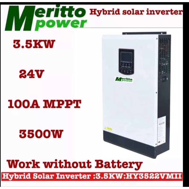 5.5KW 48 V 110A mppt 500vdc/3.5KW 24v100A mppt 500vdc Hybrid solar inverter work without  Battery.