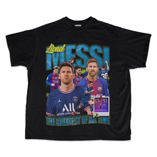 เสื้อยืด Messi Oversize - The Greatest Of All Time/Messi T-shiirt