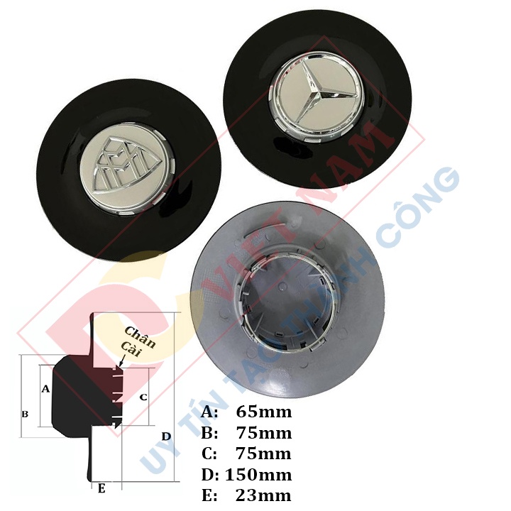 Maybach ZGS-003 ฝาครอบล้อรถและฝาครอบล้อ Logo