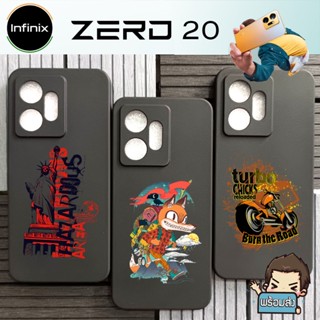 เคส ขอบยาง TPU 3D Pattern Case กันเลนส์กล้อง ( ลายอินดี้ ) สำหรับ Infinix Zero 20