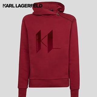 KARL LAGERFELD - KL GRADIENT ZIP HOODIE 226M1807 เสื้อฮู้ด