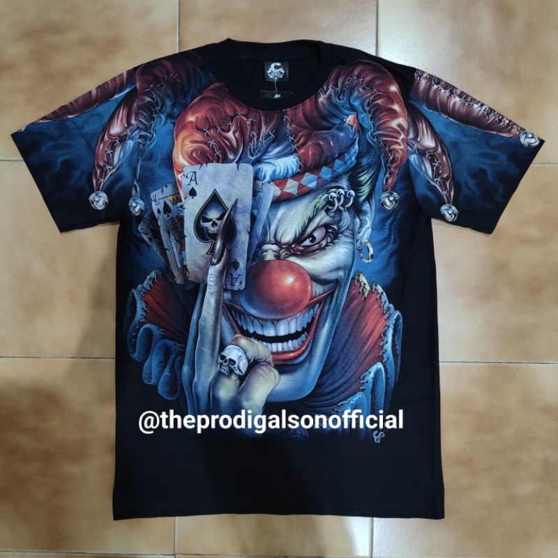 Rock Chang Caballo เสื้อยืดนําเข้า M, L และ XL Joker 4 Full HD Glow in The Dark
