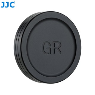 JJC LC-GR3 ฝาครอบเลนส์ โลหะ และฟิลเตอร์ UV L39 สําหรับกล้อง Ricoh GR3x GR3 GR2 GR IIIx GRIII GRII ฝาครอบป้องกันเลนส์ อลูมิเนียมอัลลอยด์ พร้อม EVA นุ่ม ภายใน