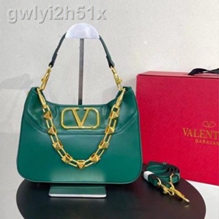 ◙❍▣Valentino [New Arrival] ➕ With Brand Gift Box Shipping : High Quality Valentine s Physical Shooting Underarm Bag With