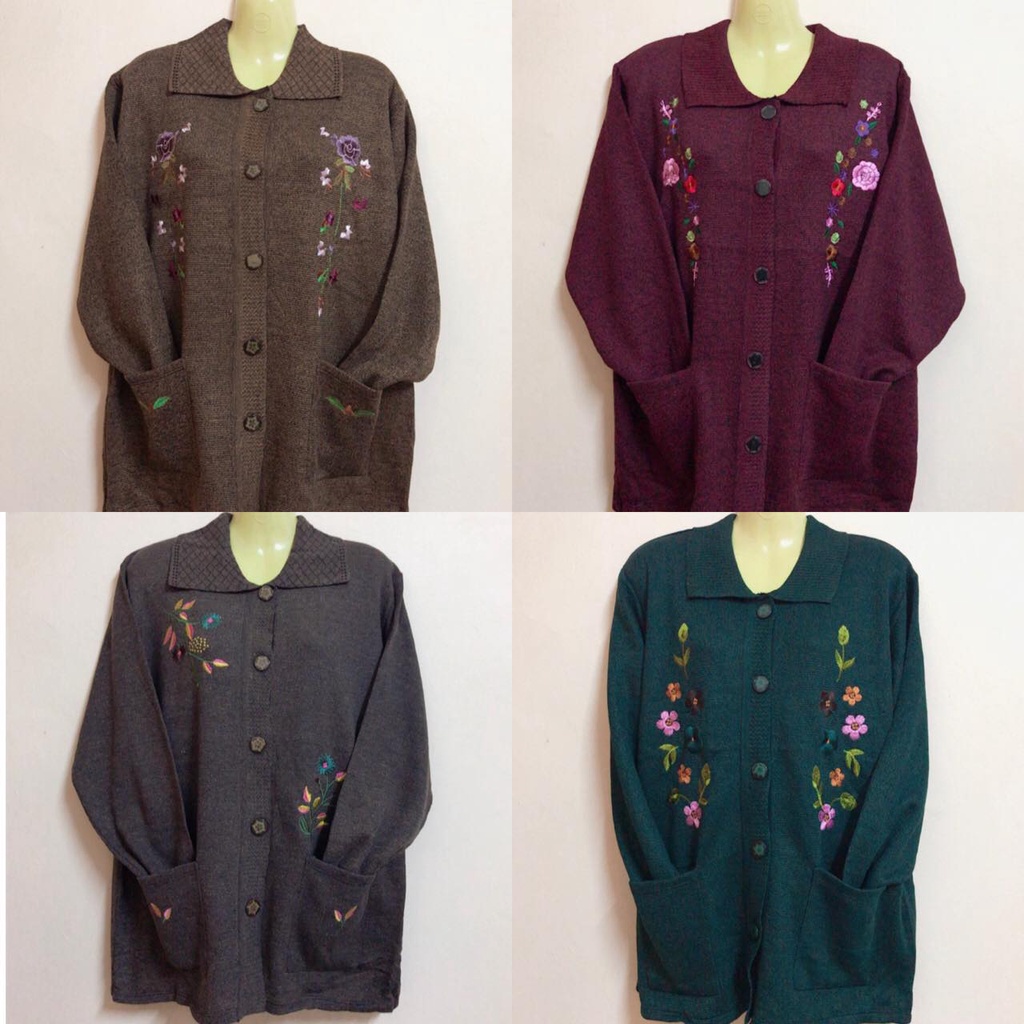 เสื้อกันหนาวไหมพรม เสื้อคุณยาย มีเก็บปลายทาง ✨ ✨