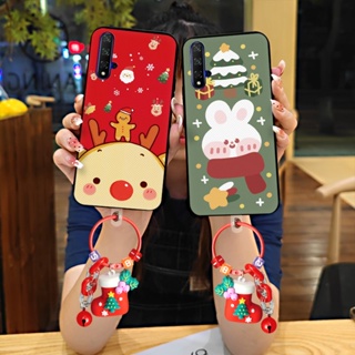 Waterproof Cover Phone Case For Huawei Honor 20/20s/Nova 5t Anti-knock Soft Case Christmas TPU Fashion Design Silicone Cartoon