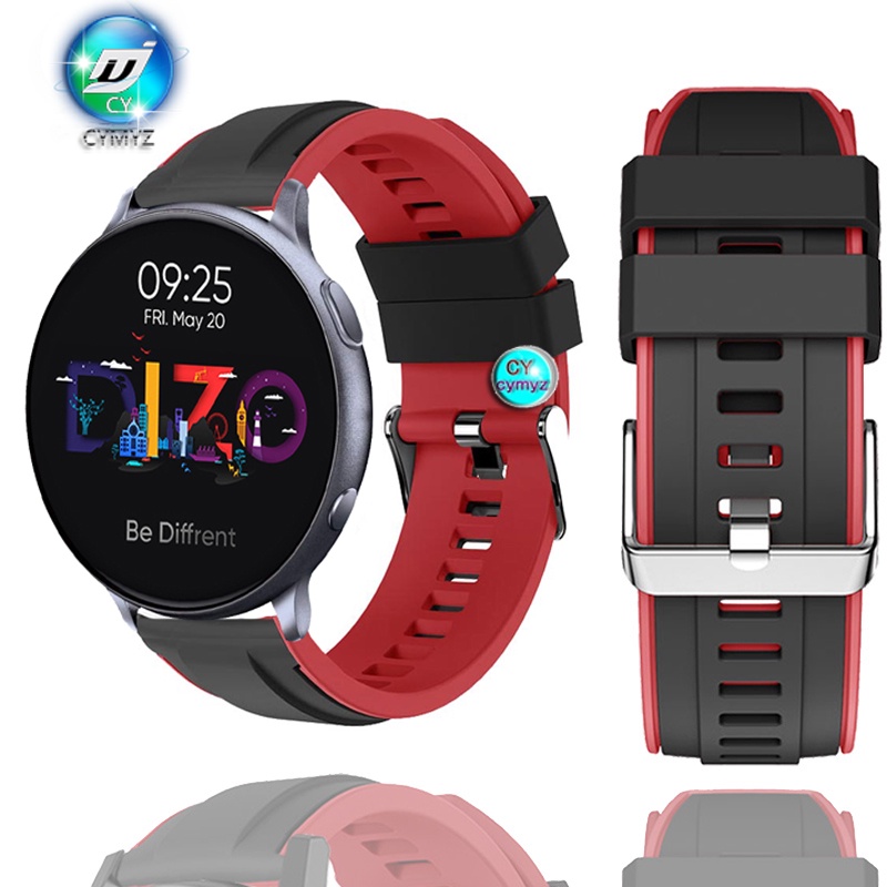 Realme DIZO Watch R สายซิลิโคน สําหรับ realme Techlife DIZO Watch R Talk GO strap DIZO Watch R strap Sports wristband