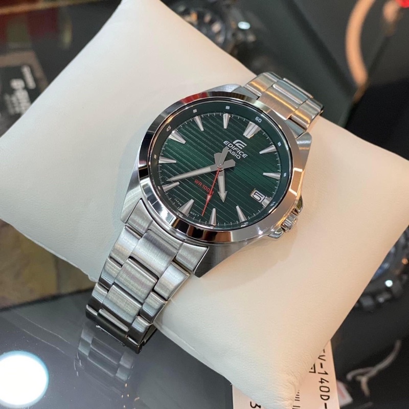 🎁CASIO EDIFICE EFV-140D-3A ของแท้ 100% พร้อมส่ง ประกัน 1 ปี