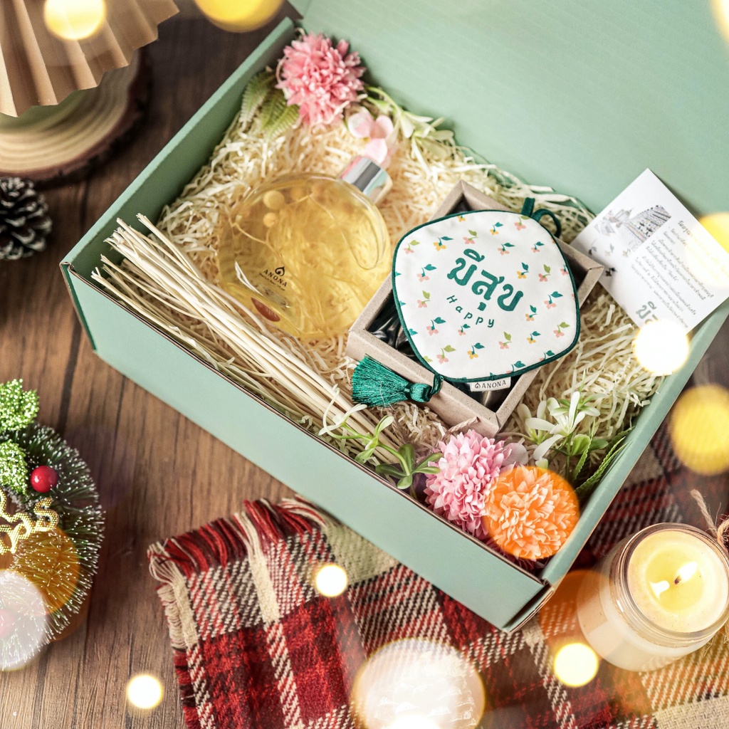 🌟HAPPY NEW YEAR GIFT SET🌟 เซตของขวัญปีใหม่รวมสินค้าอโรม่า BY ANONA THAILAND
