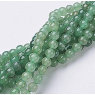 1 Strand Natural Aventurine Beads 6mm 8mm 10mm Round Stone 15.5 “ Long Gemstones for Bracelets Jewelry Making Necklace