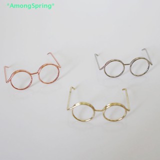 Amongspring&gt; โมเดลแว่นตาจิ๋ว 3.5 ซม. สําหรับตกแต่งบ้านตุ๊กตา DIY