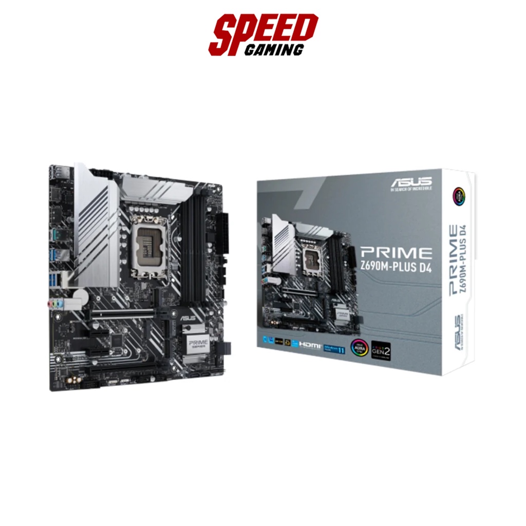 MAINBOARD (เมนบอร์ด) 1700 ASUS PRIME Z690M-PLUS D4 By Speed Gaming