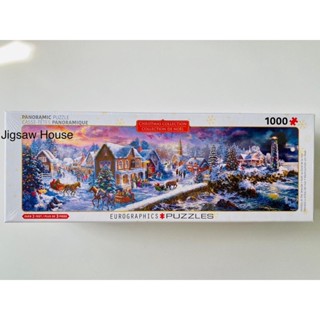 พร้อมส่ง-จิ๊กซอว์ คริสต์มาส Christmas🎄(Holiday at the Seaside)แบรนด์ Eurographics jigsaw puzzle 1000 ชิ้น