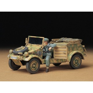 [ชุดโมเดลสเกลประกอบเอง] TAMIYA 35213 1/35 GERMAN KUBELWAGEN TYPE 82 โมเดลทามิย่าแท้ model