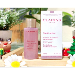 **น้ำตบสูตร ลดเลือนรูขุมขนให้เล็กลง+ผิวเรียบเนียนขึ้นจริง**Clarins Multi Active Treatment Essence 50ml.