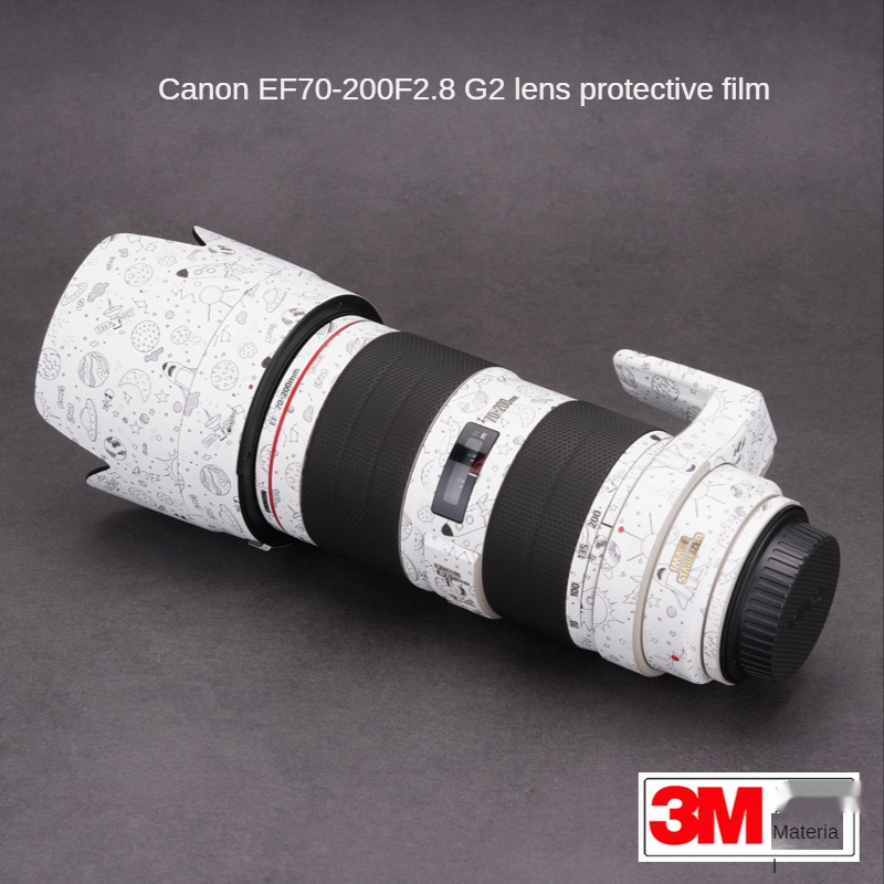 สติกเกอร์ฟิล์มกันรอยเลนส์กล้อง ลายพราง 3M สําหรับ canon EF70-200 F2.8 G2