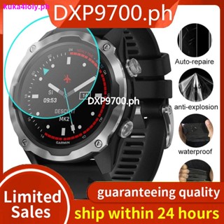 ฟิล์มกันรอยหน้าจอ TPU นิ่ม แบบใส สําหรับ Garmin Descent Mk2 / MK2i Smart Watch 1207