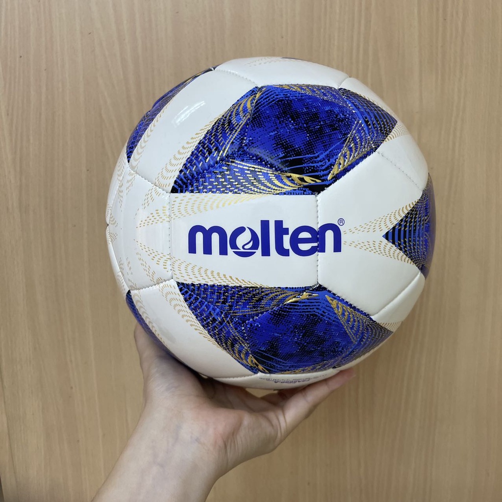 ลูกบอล ลูกฟุตบอล เบอร์ 5 Molten F5A5000-A ลูกฟุตบอลหนัง PU หนังเย็บ ของแท้ 100% ใช้แข่งขัน รองรับ FI