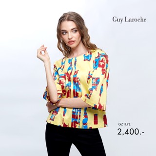 Guy Laroche  เสื้อผู้หญิง  Blouse Soft cotton พิมพ์ลาย (GZ1LYE)