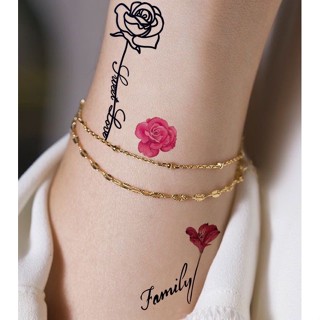 สติกเกอร์ แทททู รอยสัก นำเข้า  ** tattoo sticker กันน้ำ