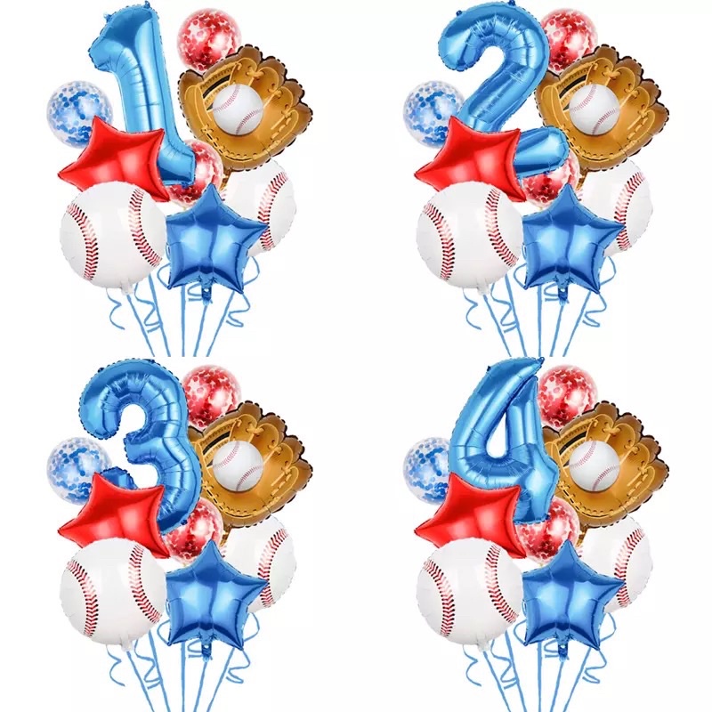 STAR BASEBALL GLOVE BALLOON PACKAGE