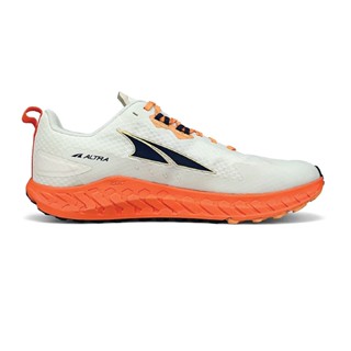 ALTRA OUTROAD WHITE/ORANGE MEN - รองเท้าวิ่งเทรล รองเท้าวิ่ง Hybrid ผู้ชาย