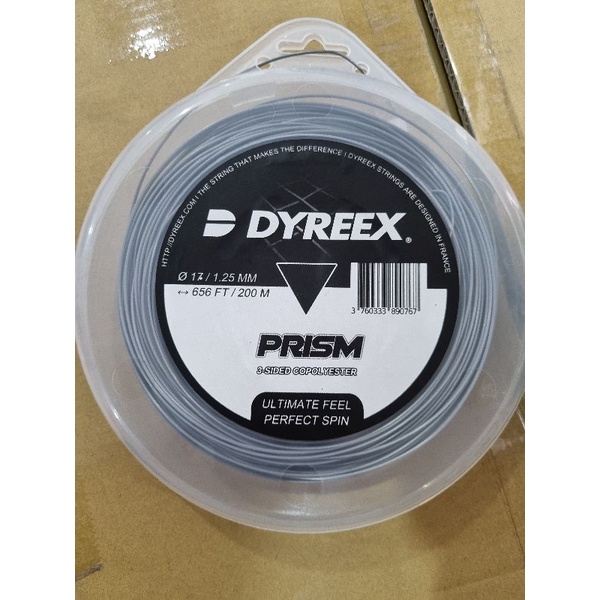 DYREEX:PRISM  1.25 MM 200M ขึ้น ได้ 18ไม้ เป็นเอ็น PERFECT  SPIN (REEL) ส่งฟรี
