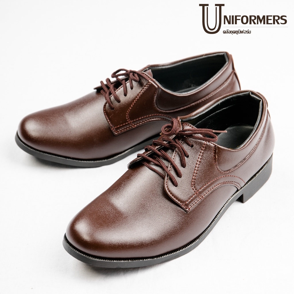 [517] รองเท้าผู้กำกับลูกเสือครูชาย รองเท้าครูลูกเสือชาย แถมถุงเท้าพ่อเสือ