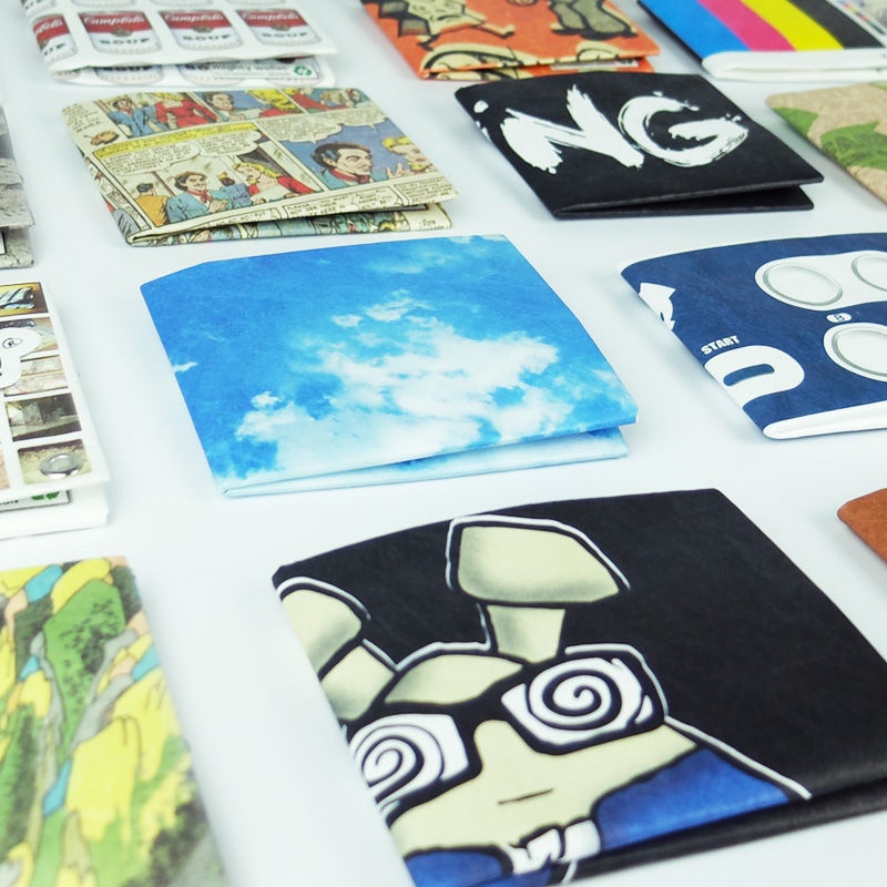 DuPont Tyvek Tyvek Strong Paper Wallet กันน้ํา Unbreakable Ultra-Thin Drivers License Light Paper Wa