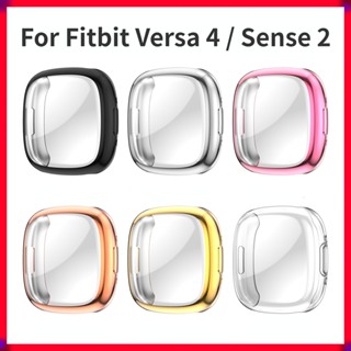 เคสซิลิโคน ป้องกันหน้าจอ สําหรับ Fitbit Versa 4 / Sense 2