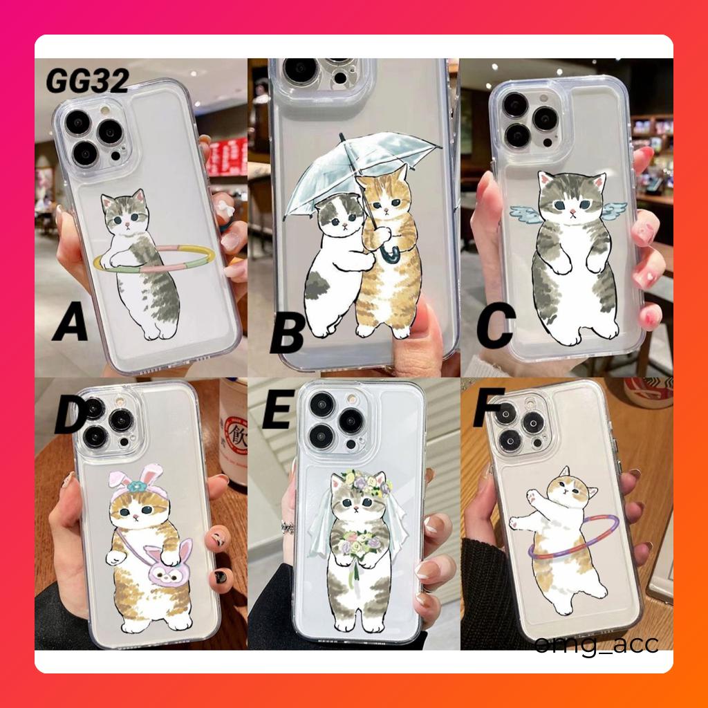 HP GG32 Cat Motifเคสโทรศัพท์สําหรับXiaomi Redmi 6A 8 9 Prime 9A 9i 9C 9T 10 10A 10C 11a 11s 11t 12 1