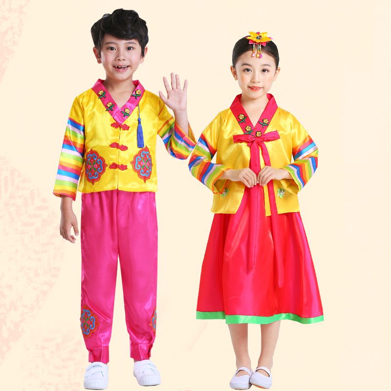 * ชุดฮันบก แบบเกาหลีแบบดั้งเดิม * ชุดฮันบกสำหรับเด็กชุดการแสดงเกาหลีสำหรับผู้ชายและผู้หญิงชุดเต้นรำแดจังกึมชุดพื้นเมืองข