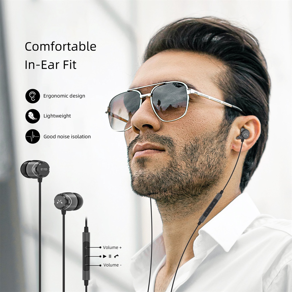 ของแท้ SoundMAGIC E11D หูฟังอินเอียร์ Type-C พร้อมไมโครโฟนควบคุมระดับเสียง สําหรับ Samsung Galaxy S21 Note 20 10+ S20