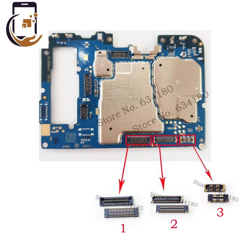 จอแสดงผล LCD หน้าจอ FPC connector สําหรับ Samsung Galaxy A02S SM-A025U A025G USB Charger ชาร์จ Contact Plug connector