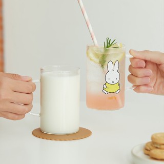 ( พร้อมส่ง ) Miffy Glasscup Set (2P) ชุดแก้วมิฟฟี่ 2 ใบ