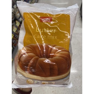 Butter Cake Mix ( Coles Brand ) 340 G. แป้งสำเร็จรูป สำหรับทำ ขนมเค้กรสเนย ( บัตเตอร์ เค้ก มิกซ์ )