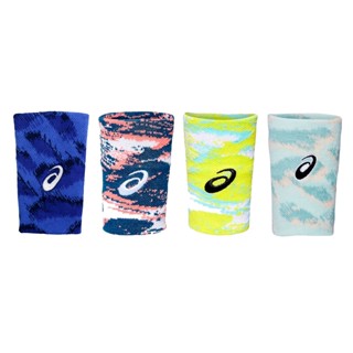 Asics ผ้ารัดข้อมือแบบยาว Graphic Wrist Band (4สี)