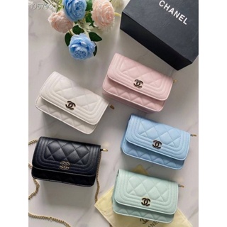 คาเวียร์ CHANEL พาสเทล กระเป๋าสะพาย