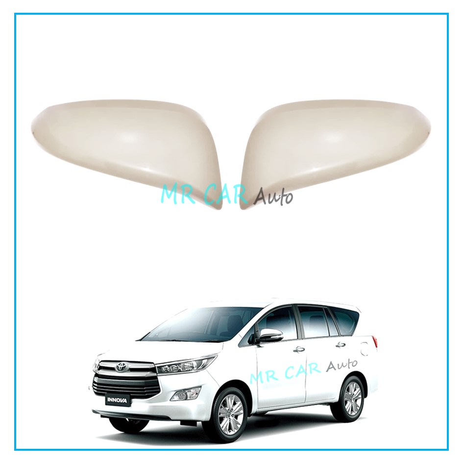 ฝาครอบกระจกมองข้าง TOYOTA INNOVA TGN140 2015-2021 W/SIGNAL LAMP HOLE