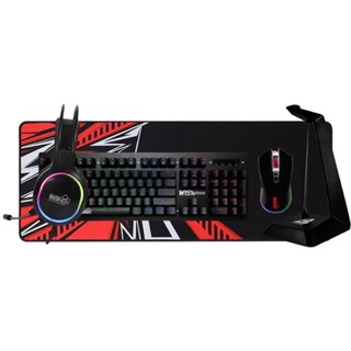 SIGNO GAMING Set 2 (GM-908/ KB-738 RED Switch/HP-829 /HS-800/ MT-308)เซ็ตเกมมิ่ง 5 ชิ้น