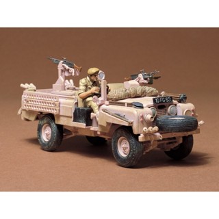 [ชุดโมเดลสเกลประกอบเอง] TAMIYA 35076 1/35 S.A.S LAND ROVER PINK PANTHER โมเดลทามิย่าแท้ model