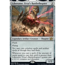 Liberator, Urzas Battlethopter การ์ด Magic The Gathering ของแท้ จากชุด The Brothers War