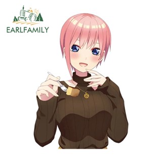 Earlfamily สติกเกอร์ ลายกราฟฟิตี้ The Quintessential Quintuplets กันน้ํา สําหรับติดตกแต่งรถยนต์ แล็ปท็อป 13 ซม. x 9.1 ซม.