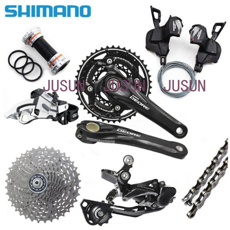 Shimano Deore M6000 M610 310 ความเร็ว MTB จักรยาน Groupset SL-M6000 Shifter RD-M6000-SGS ด้านหลัง De