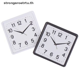 Strongaroetrtu นาฬิกาแขวนเรซิ่น สเกล 1:12 อุปกรณ์เสริม สําหรับตกแต่งบ้านตุ๊กตา