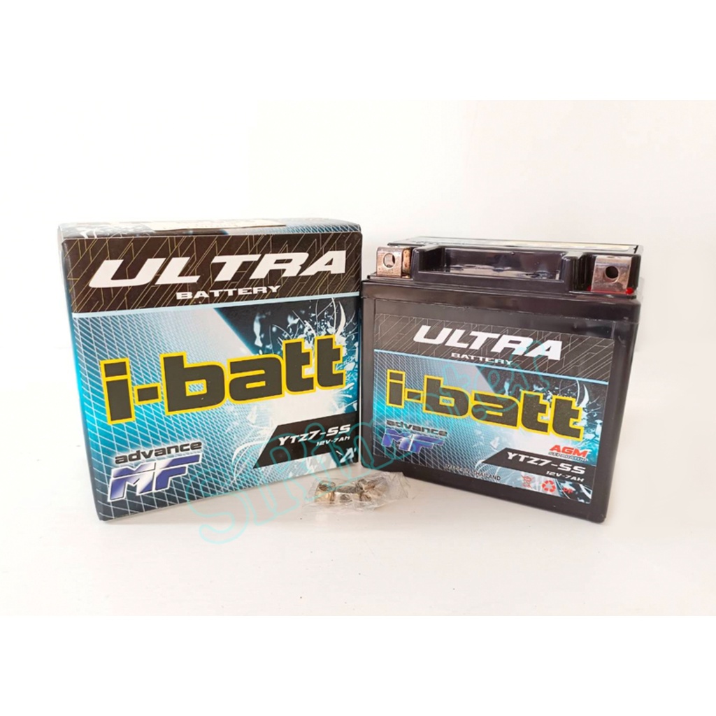 i-Batt YTZ7-ss 12V/7Ah HONDA ; PCX , CBR150, Phantom 200 , NMax, Aerox , Click 125i แบตมอเตอร์ไซค์ B